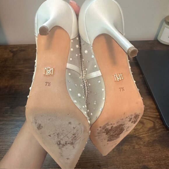 Badgley Mischka Bailey Bejeweled Mesh Stiletto - Picture 6 of 6